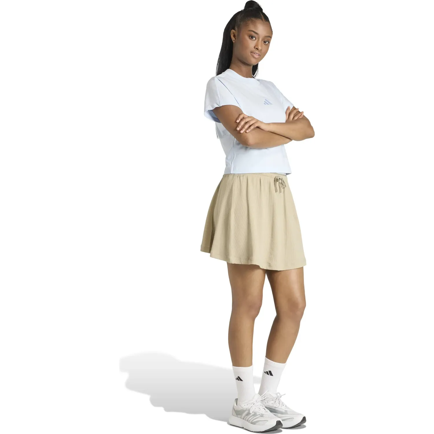 Polo Adidas Deportivo Mujer W All Szn Tee color acero | Platanitos