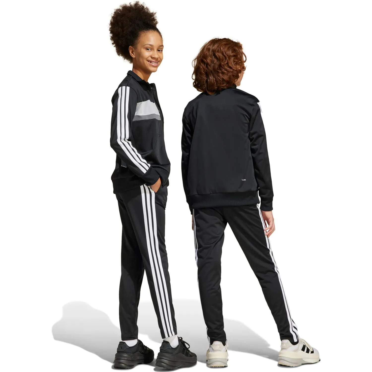 Conjunto Adidas Deportivo Juvenil J 3s Tiberio Ts Climacool color negro | Platanitos