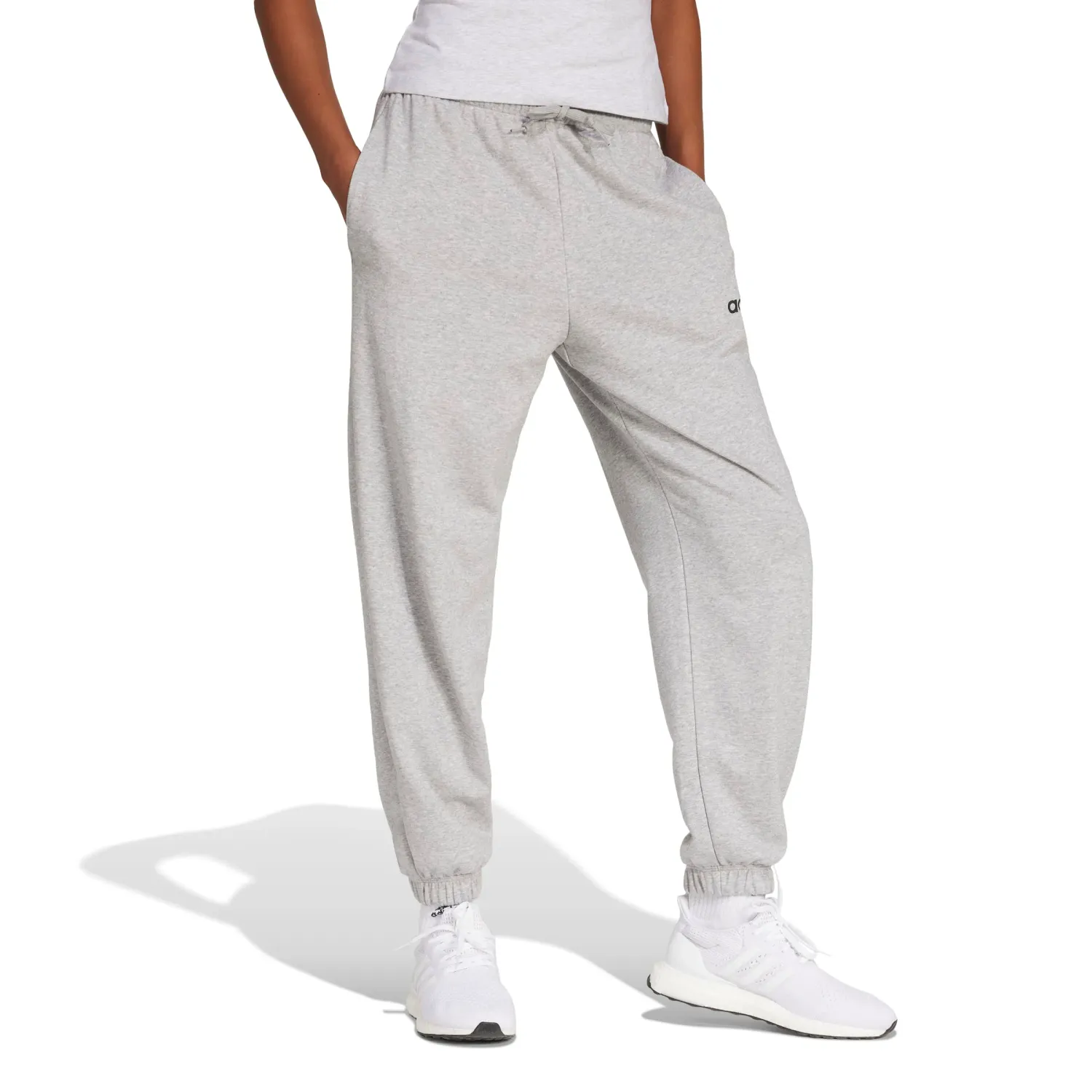 adidas Pantalon Adidas Deportivo Mujer W Lin Ft Cf Pt color gris | Platanitos