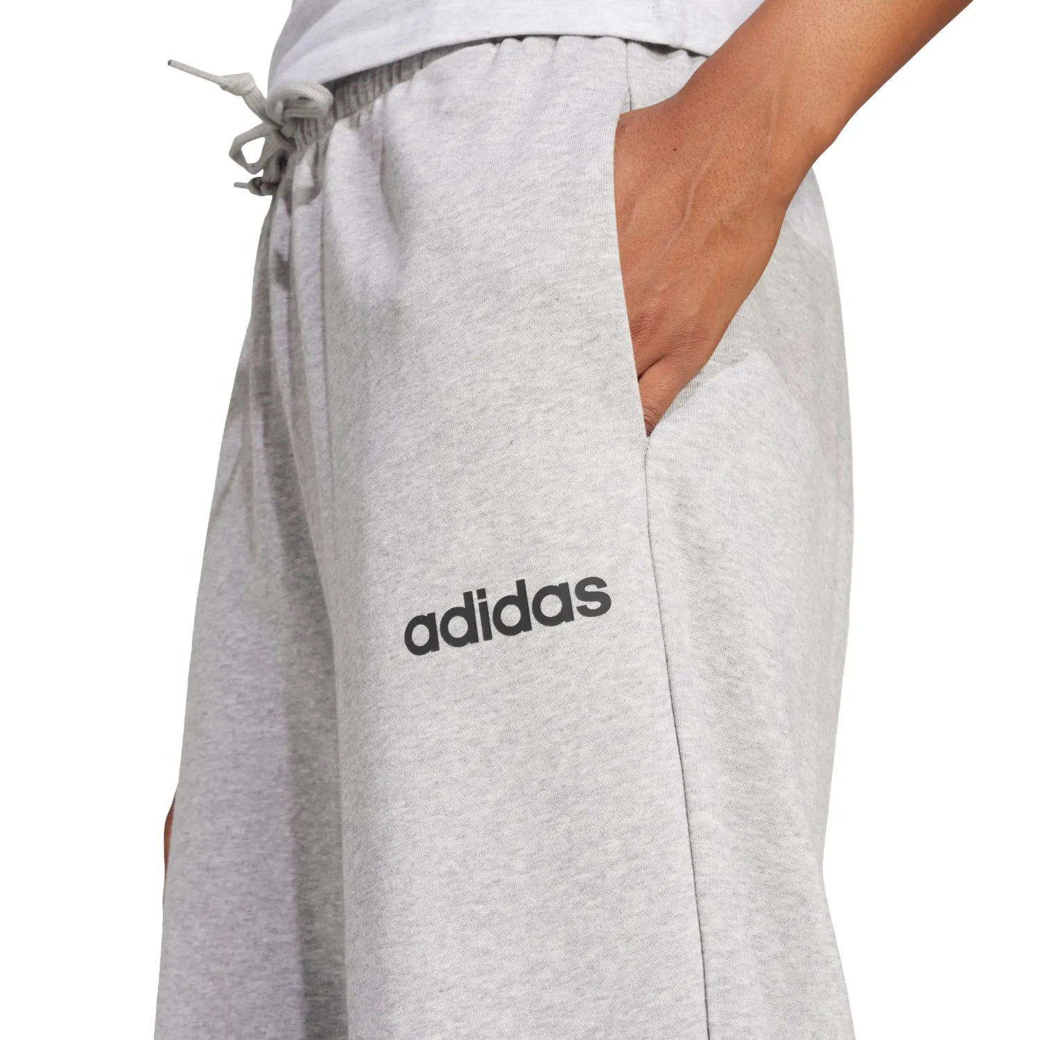 adidas Pantalon Adidas Deportivo Mujer W Lin Ft Cf Pt color gris | Platanitos
