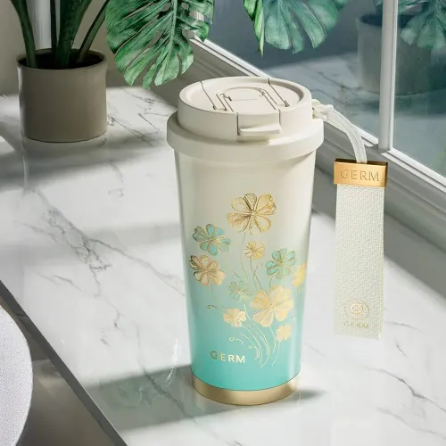 GERM Vaso Térmico Trebol 500ml Acero Inoxidable