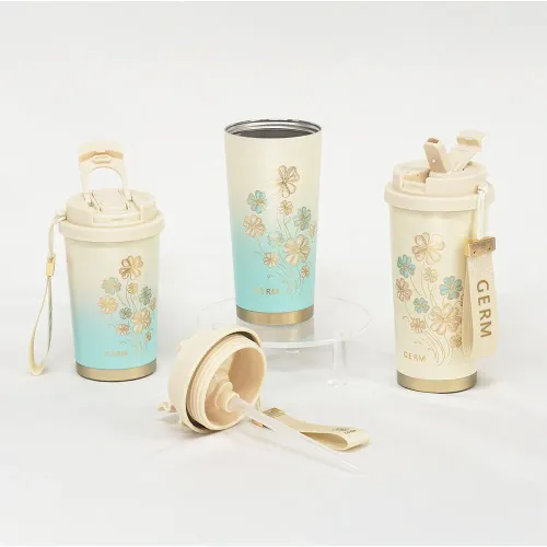 GERM Vaso Térmico Trebol 500ml Acero Inoxidable