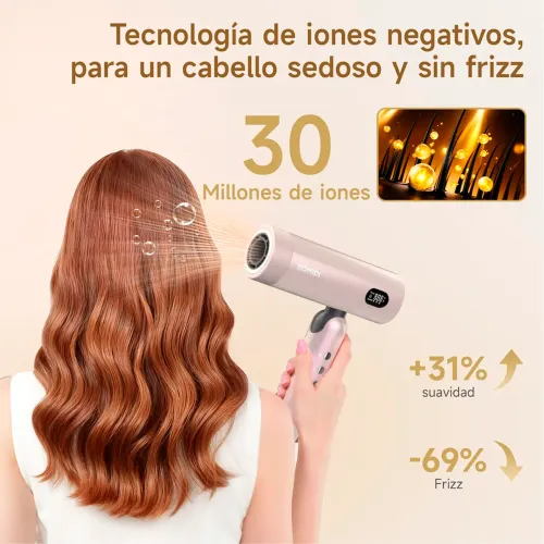 BOMIDI Secadora De Cabello Plegable Hd08