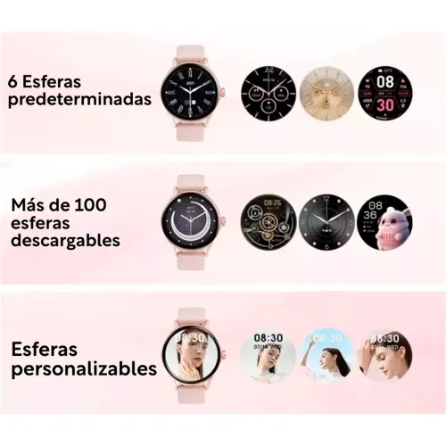 QCY Reloj Smartwatch  Elite  Pantalla Amoled Responde Llamadas