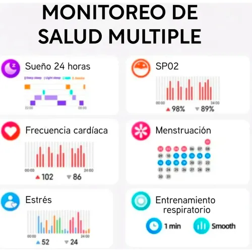 QCY Reloj Smartwatch Active Gt Pantalla Amoled Responde Llamadas