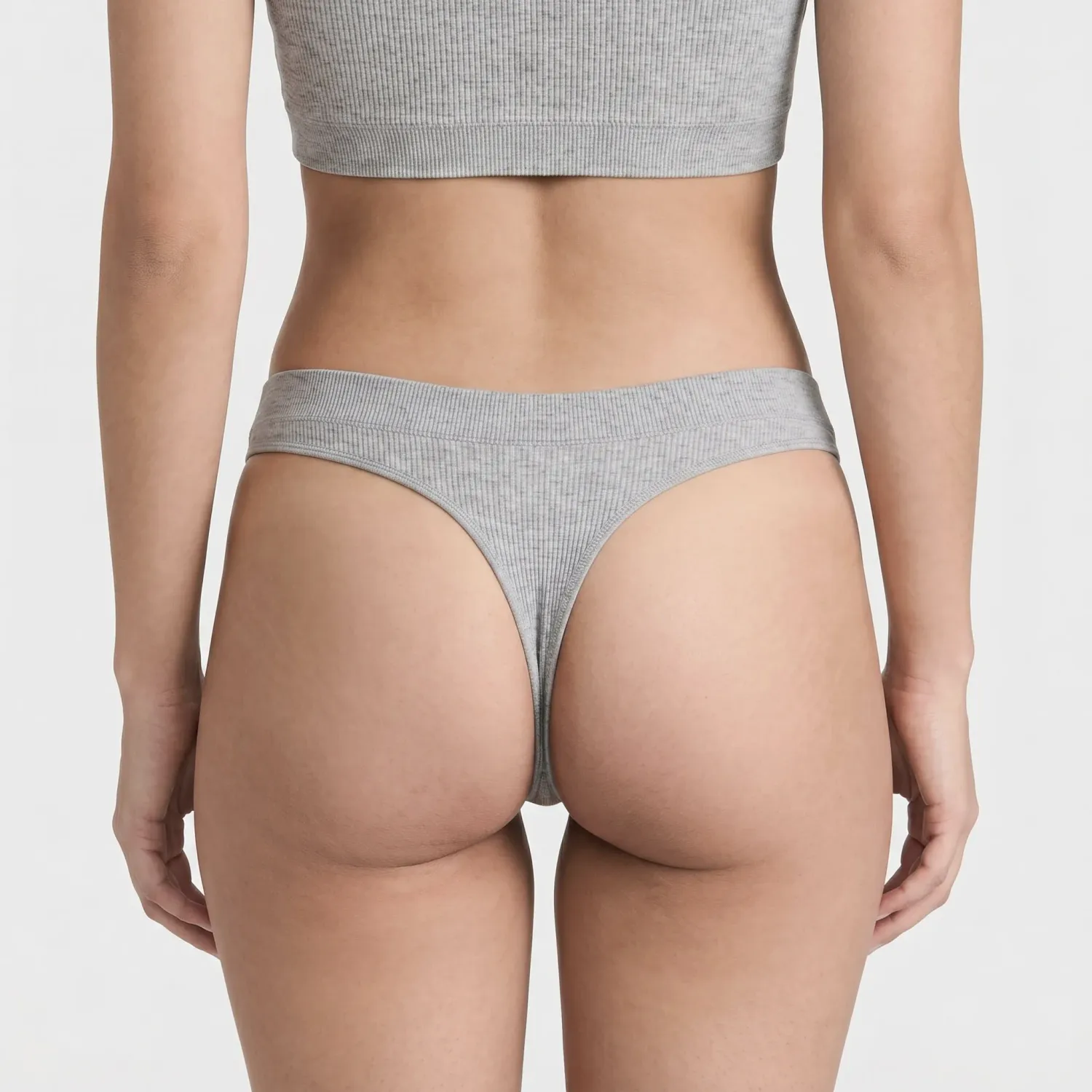 Calzon Kayser Mujer Colaless Sin Costura color gris | Platanitos