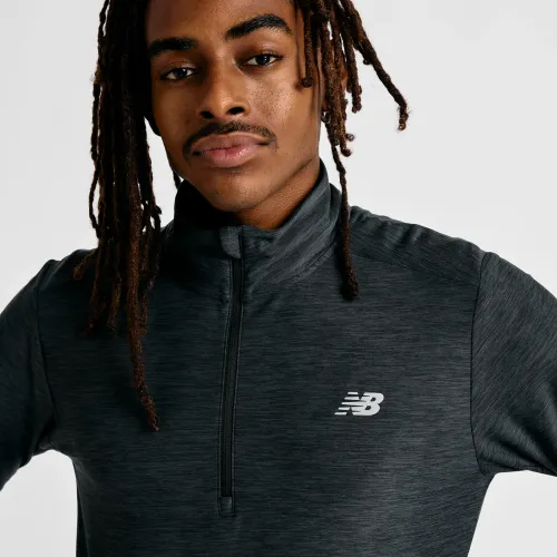 New Balance Casaca Training Hombre Space Dye 1/4 Zip