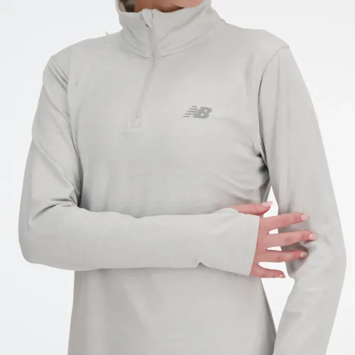 New Balance Casaca Training Mujer Sport Space Dye 1/4 Zip