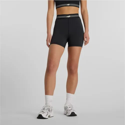 Short New Balance Training Mujer Ac Fitted  5 color negro | Platanitos