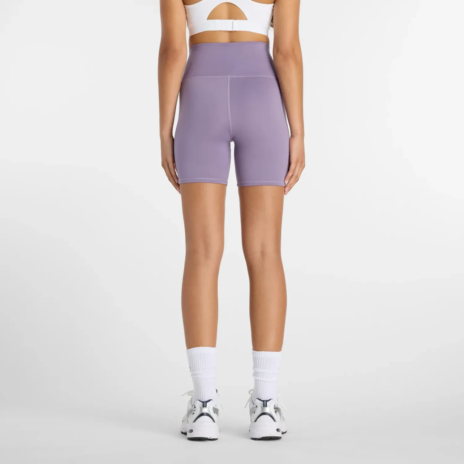Short New Balance Training Mujer Harmony High Rise 6 color violeta | Platanitos