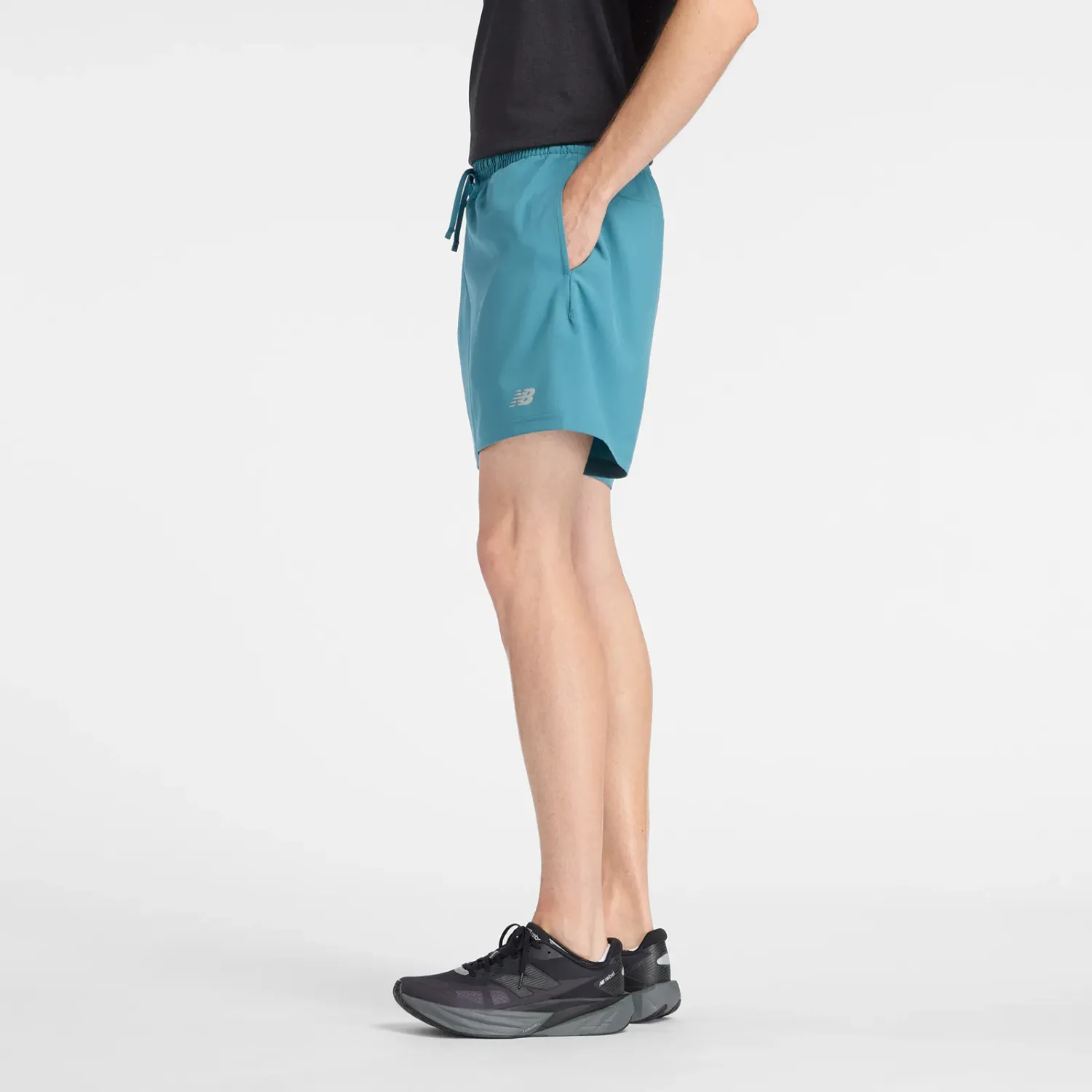 Short New Balance Running Sport Essentials 5 color teal | Platanitos