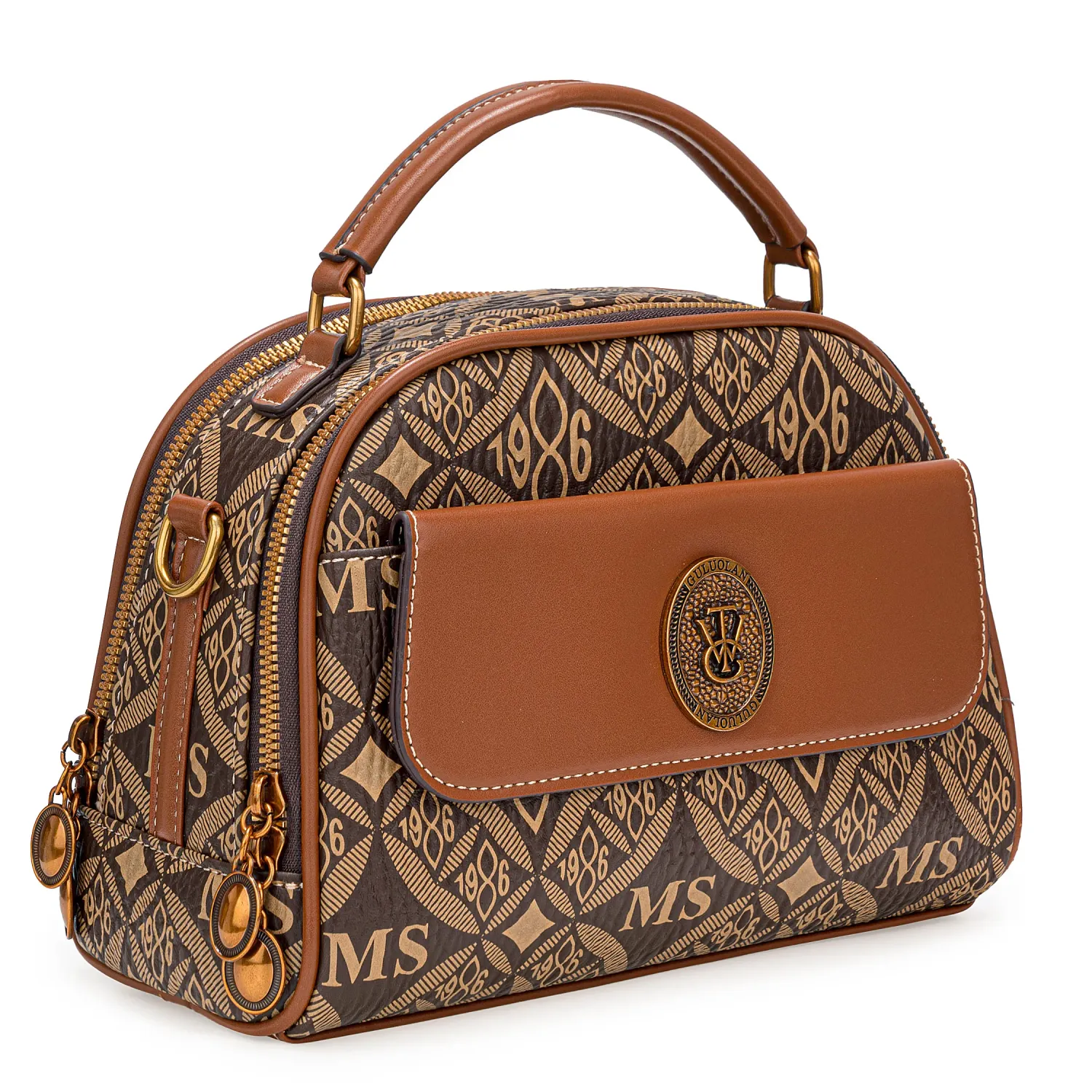 LIMONI Cartera Limoni De Vestir Dama Vynelle color camel | Platanitos