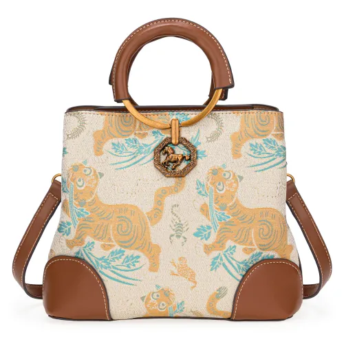 Cartera Limoni Casual Dama Zaphira color beige | Platanitos