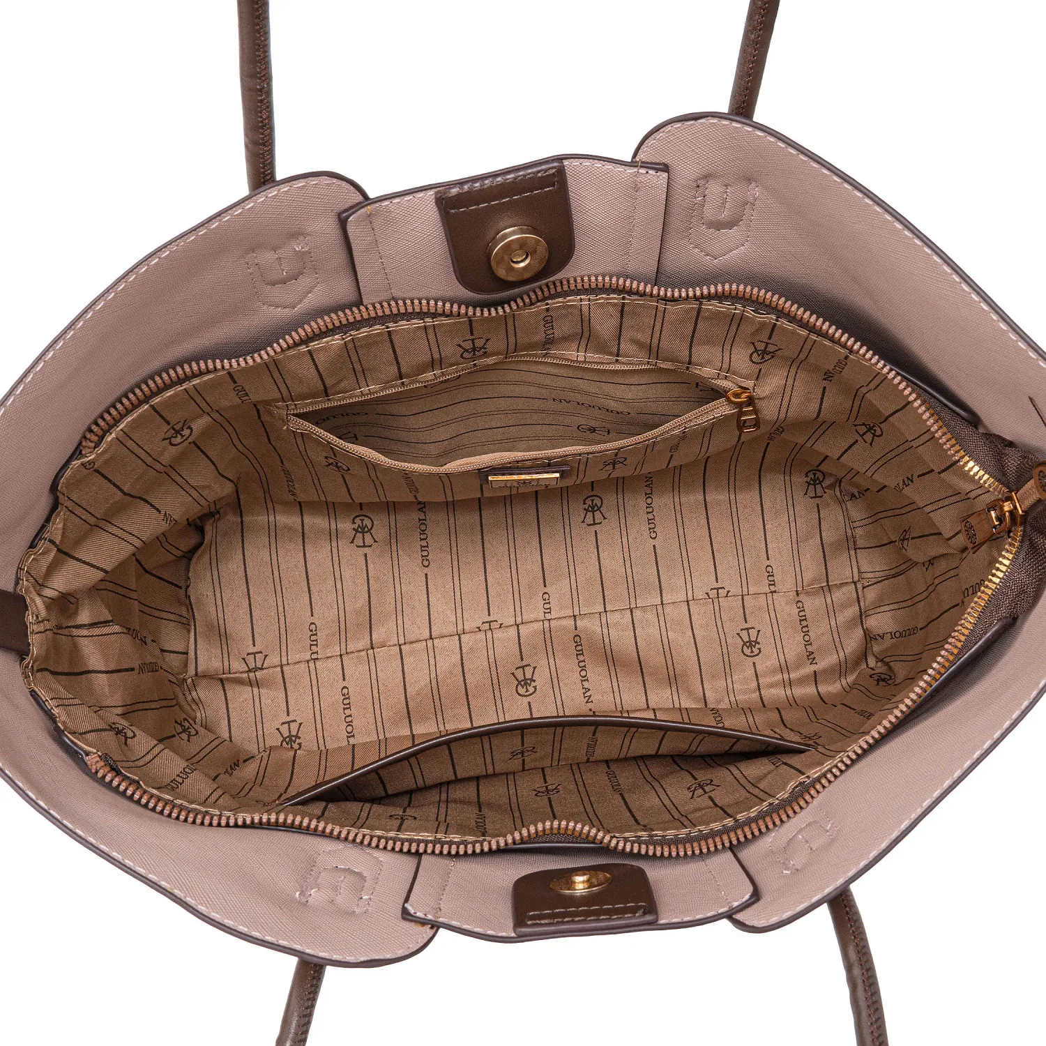 LIMONI Cartera Limoni Casual Dama Nymira color beige oscuro | Platanitos