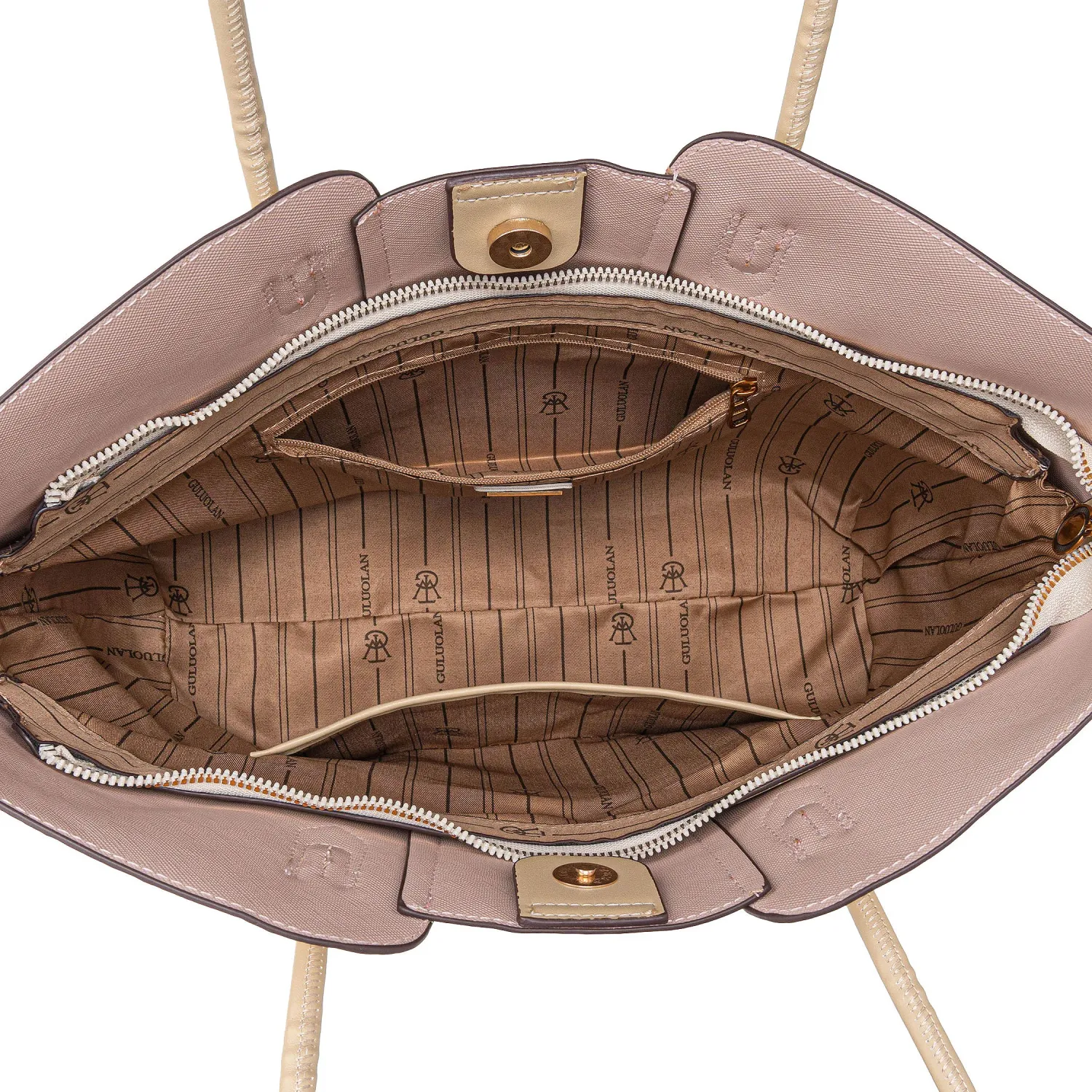 Cartera Limoni Casual Dama Ysolde color beige | Platanitos