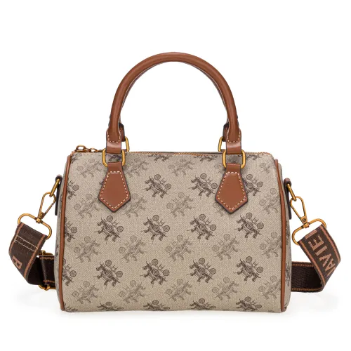 Cartera Limoni Casual Dama Ylindra color beige | Platanitos