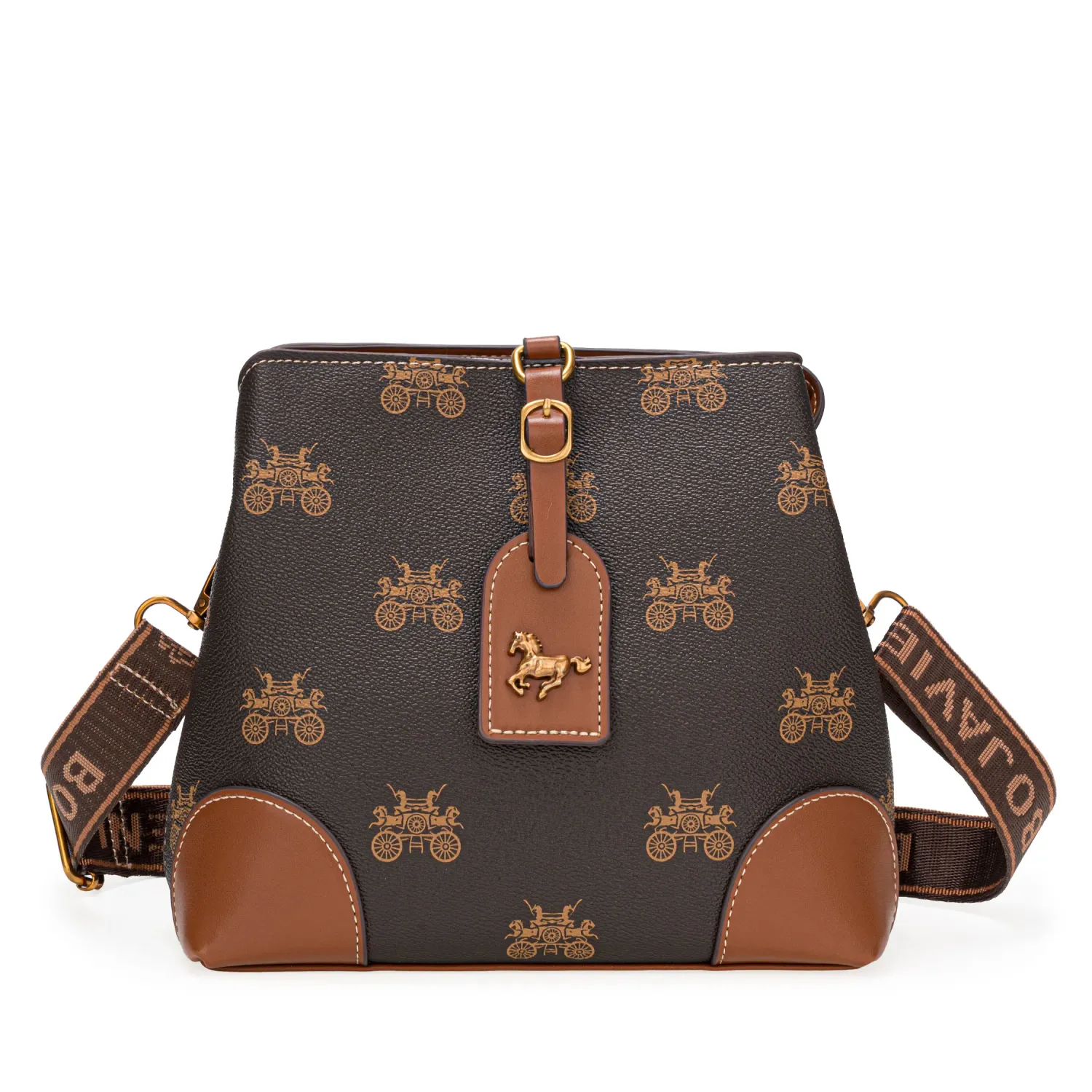 Cartera Limoni Casual Dama Elvessa color marron | Platanitos