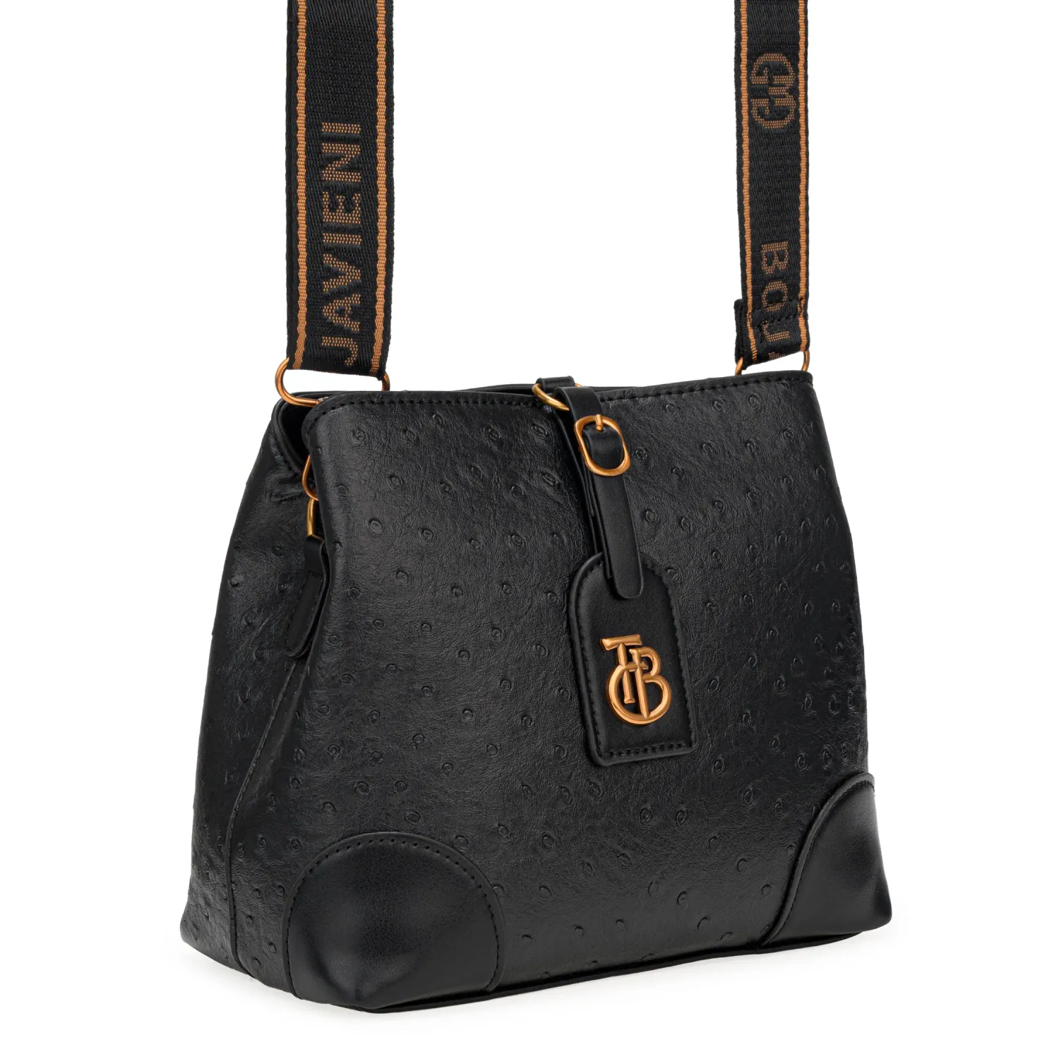 Cartera Limoni Casual Dama Tyrella color negro | Platanitos