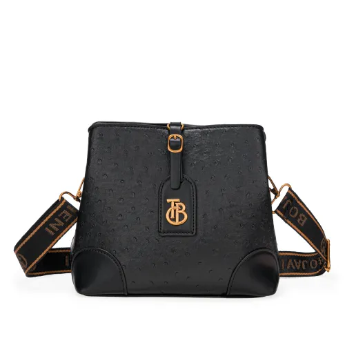 Cartera Limoni Casual Dama Tyrella color negro | Platanitos
