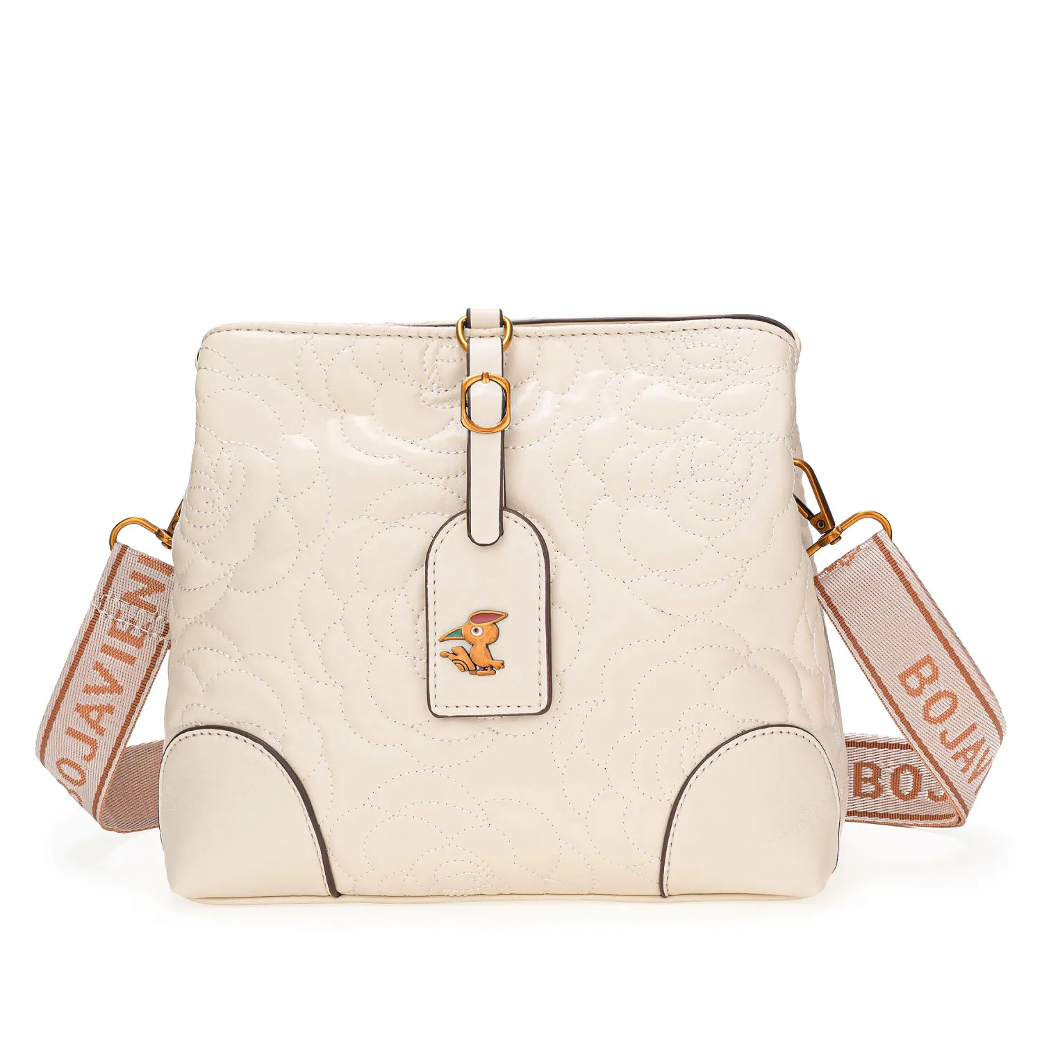 Cartera Limoni Casual Dama Brynora color beige | Platanitos
