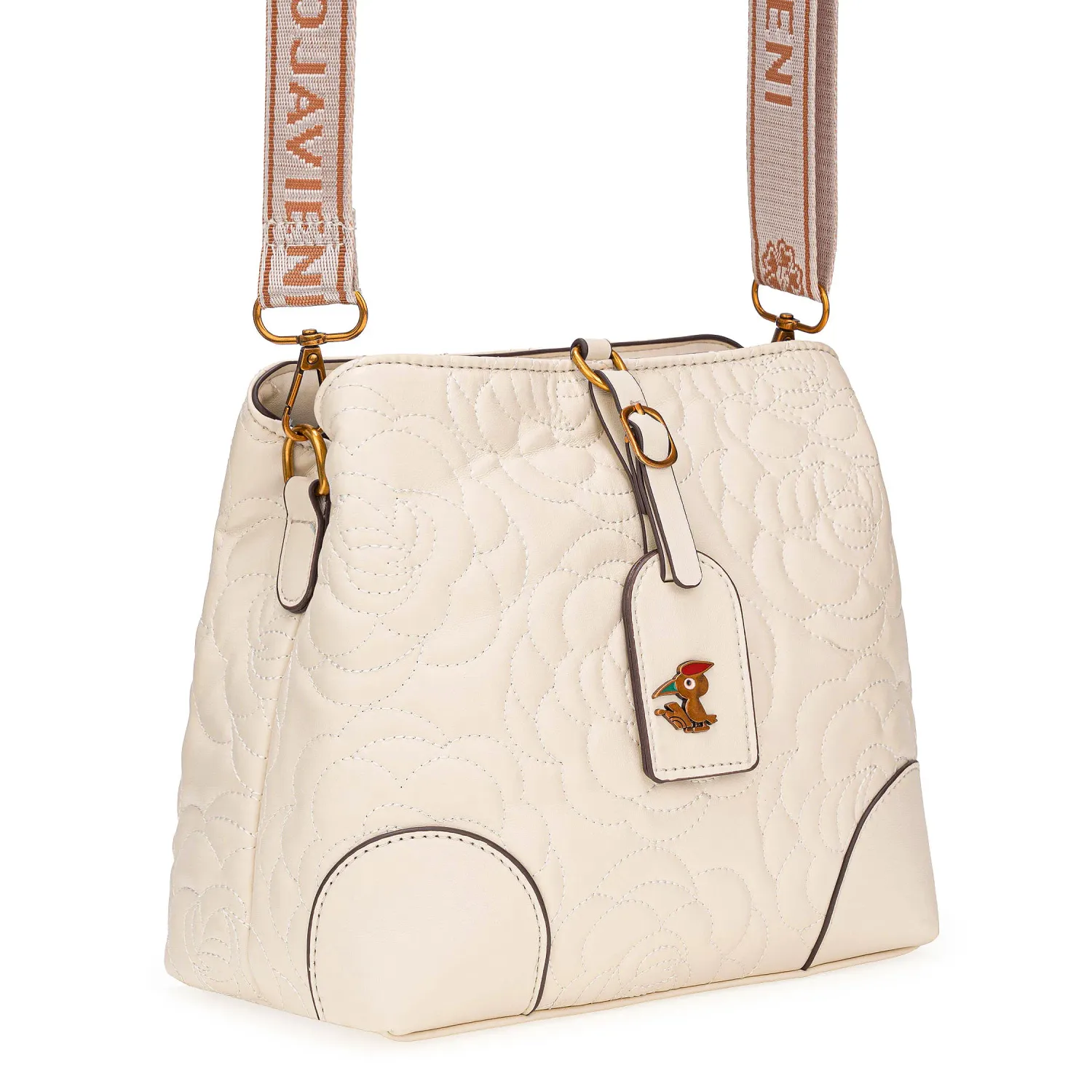 Cartera Limoni Casual Dama Brynora color beige | Platanitos