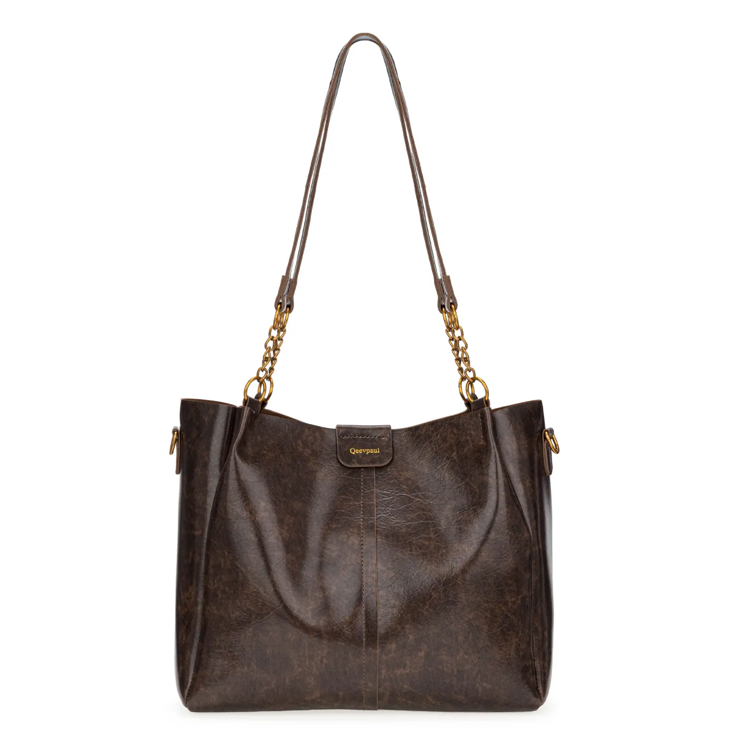 Cartera Limoni Casual Dama Thalira color marron oscuro. | Platanitos