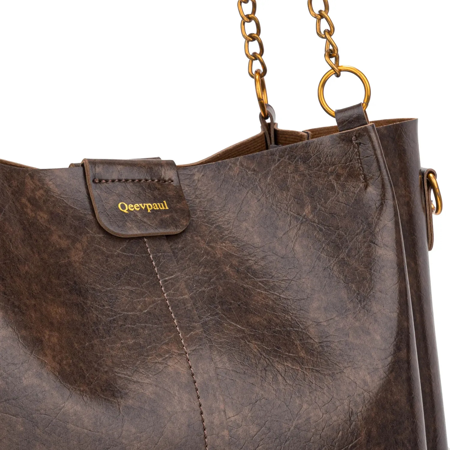 Cartera Limoni Casual Dama Thalira color marron oscuro. | Platanitos