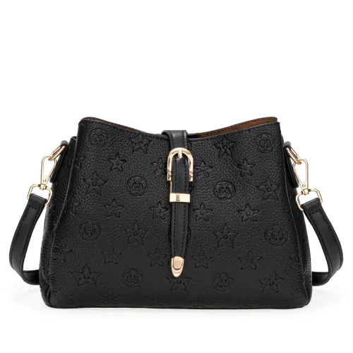 Cartera Limoni Casual Dama Pyrissa color negro | Platanitos