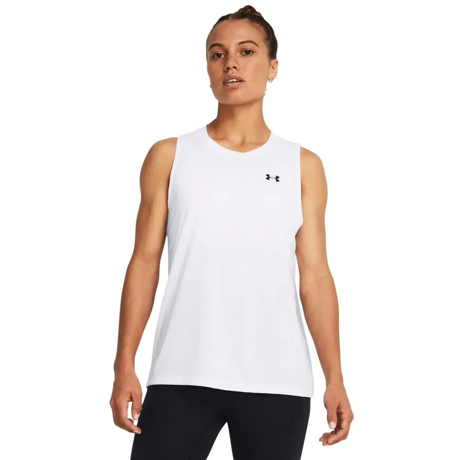 Under Armour Bividi Under Armour Training Mujer Tech Tank Solid color blanco | Platanitos