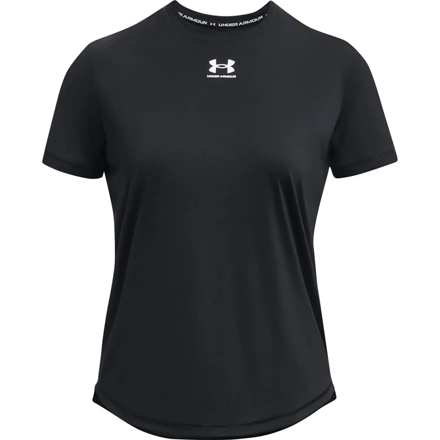 Polo Under Armour Deportivo Futbol Mujer Challenger Pro Train Ss color negro | Platanitos