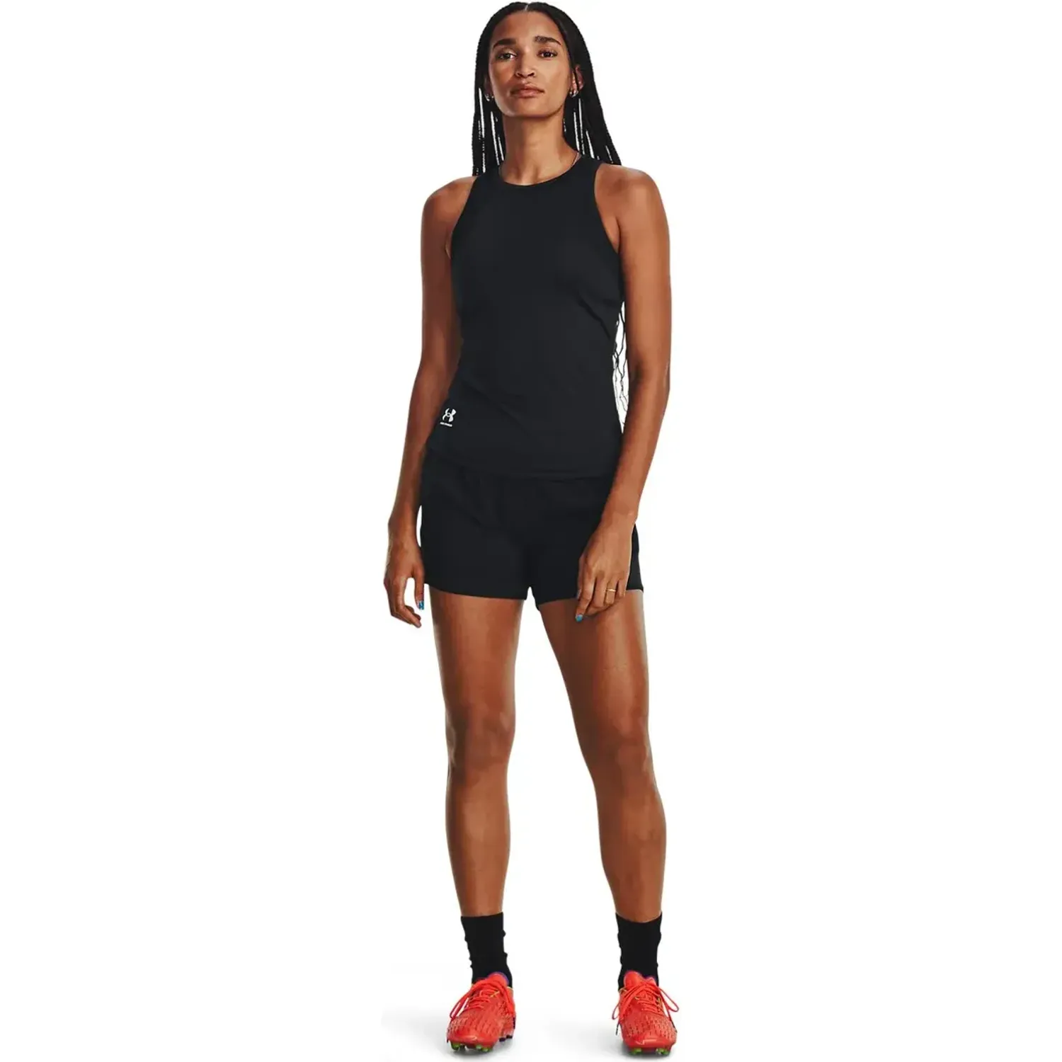 Short Under Armour Futbol Mujer Challenger Pro Short color negro | Platanitos