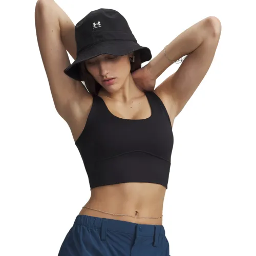 Top Under Armour Training Mujer Meridian Fitted Tank color negro | Platanitos
