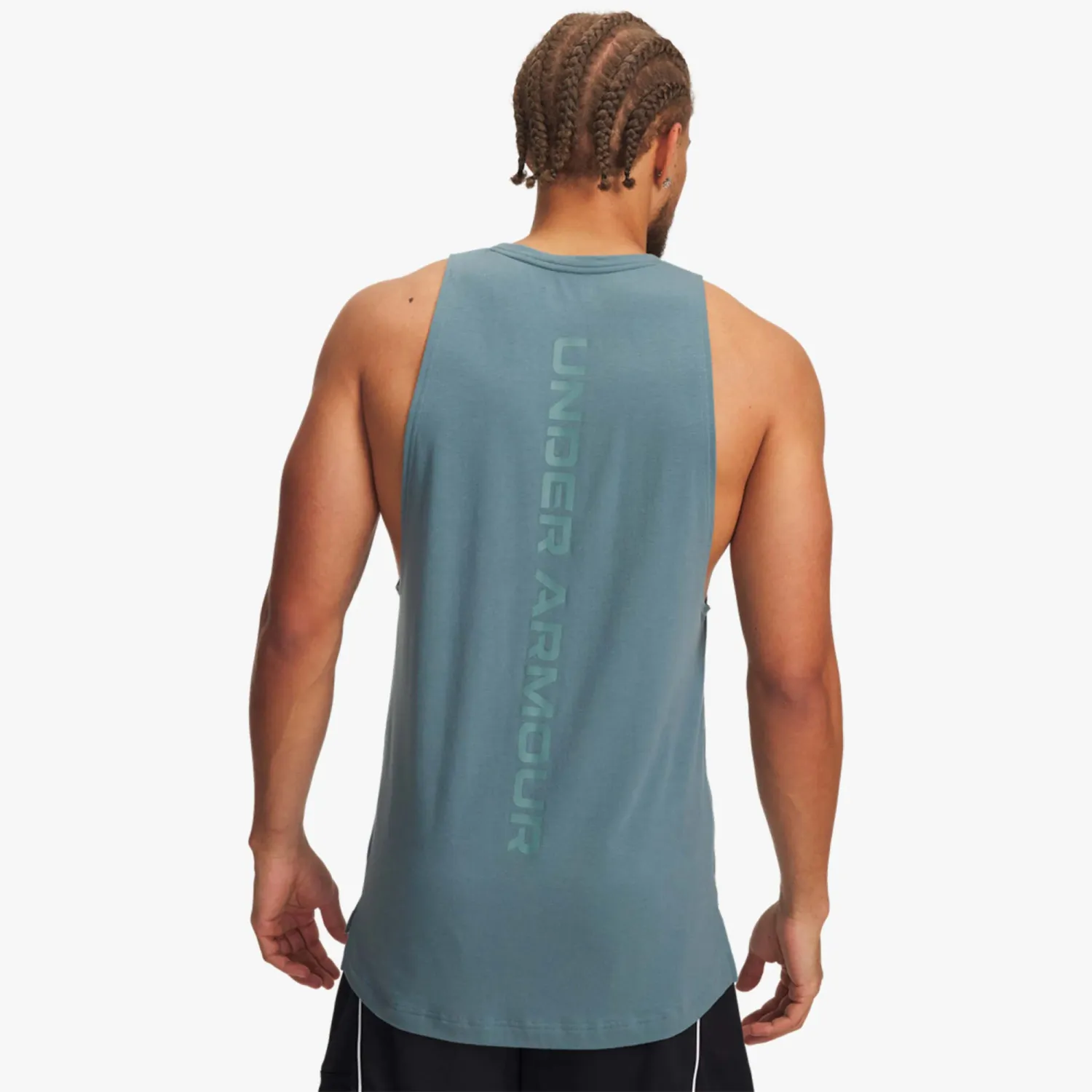 Bividi Under Armour Basquet Hombre Zone Tank color gris | Platanitos