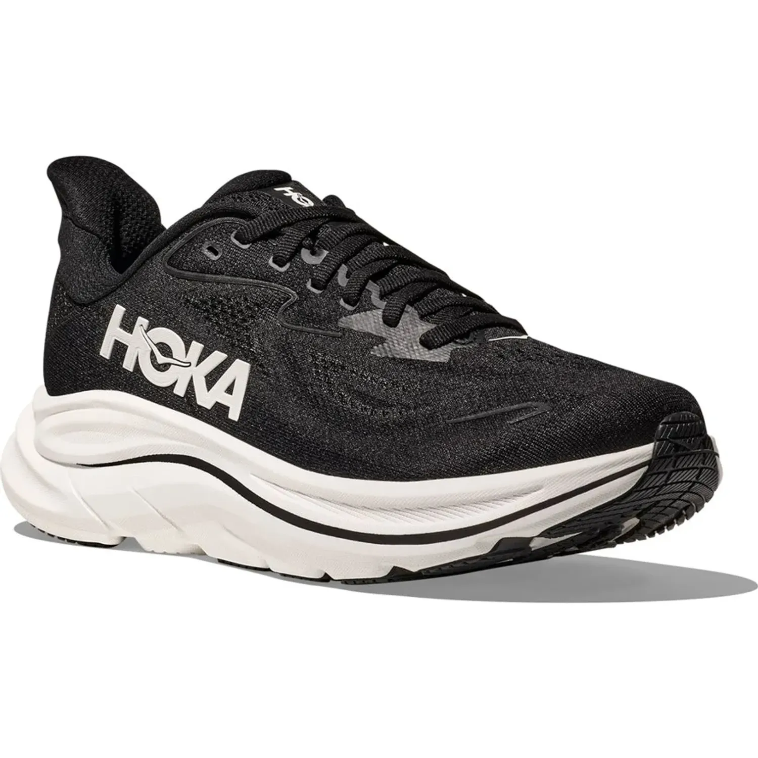 Zapatillas Hoka Running Mujer Clifton 10 color negro | Platanitos