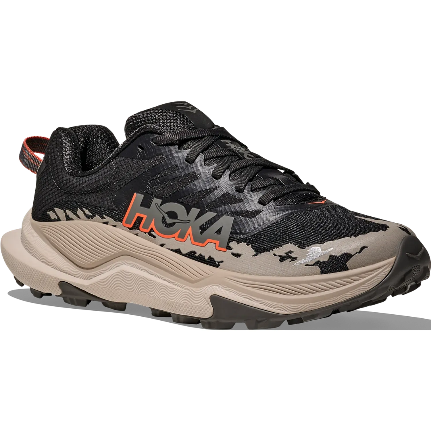 Zapatillas Hoka Trail Running Mujer Torrent 4 color negro/gris | Platanitos
