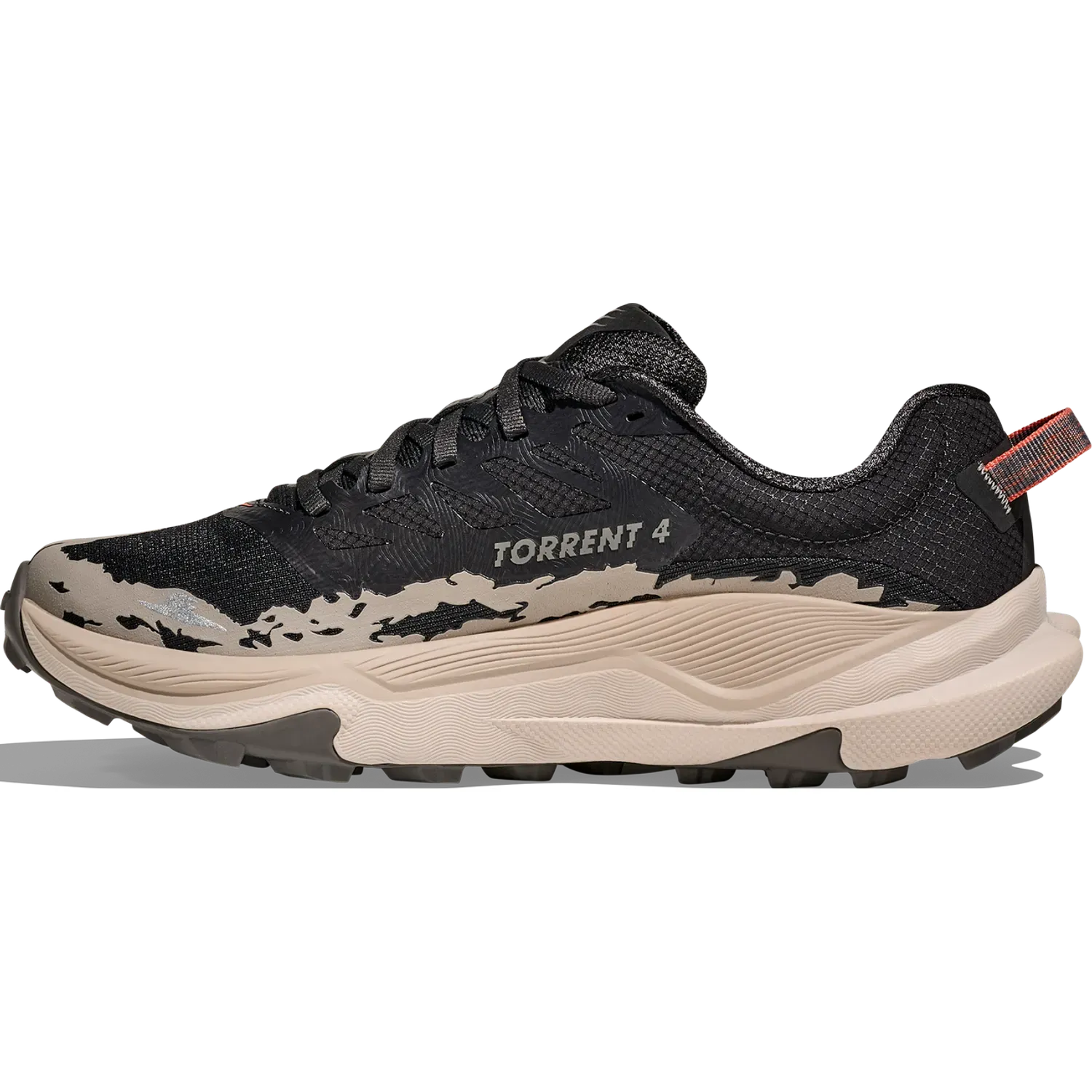 Zapatillas Hoka Trail Running Mujer Torrent 4 color negro/gris | Platanitos