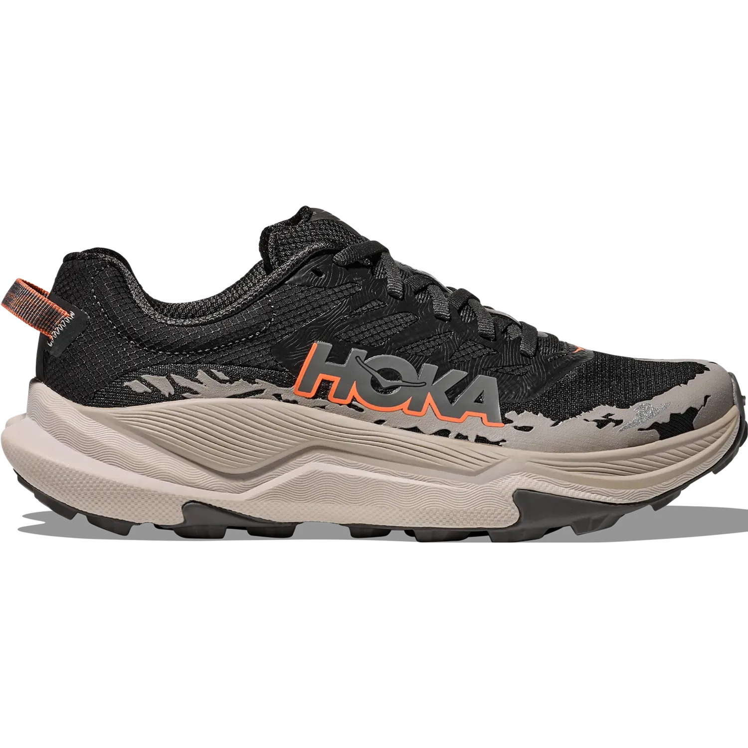 Zapatillas Hoka Trail Running Mujer Torrent 4 color negro/gris | Platanitos