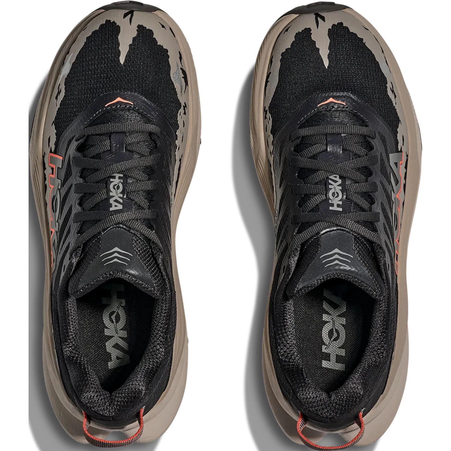 Zapatillas Hoka Trail Running Mujer Torrent 4 color negro/gris | Platanitos