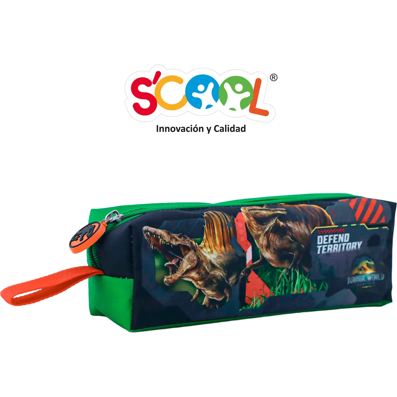 Set Scool Maleta Mediana Kombat Eva Jurassic color multicolor | Platanitos