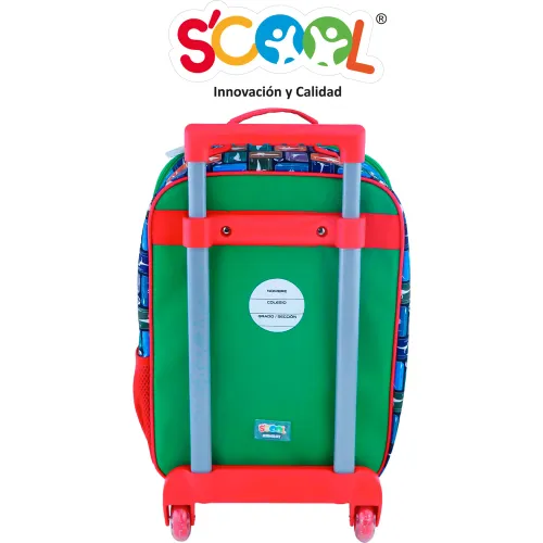 Scool Set Maleta Mediana Kombat Eva Jurassic