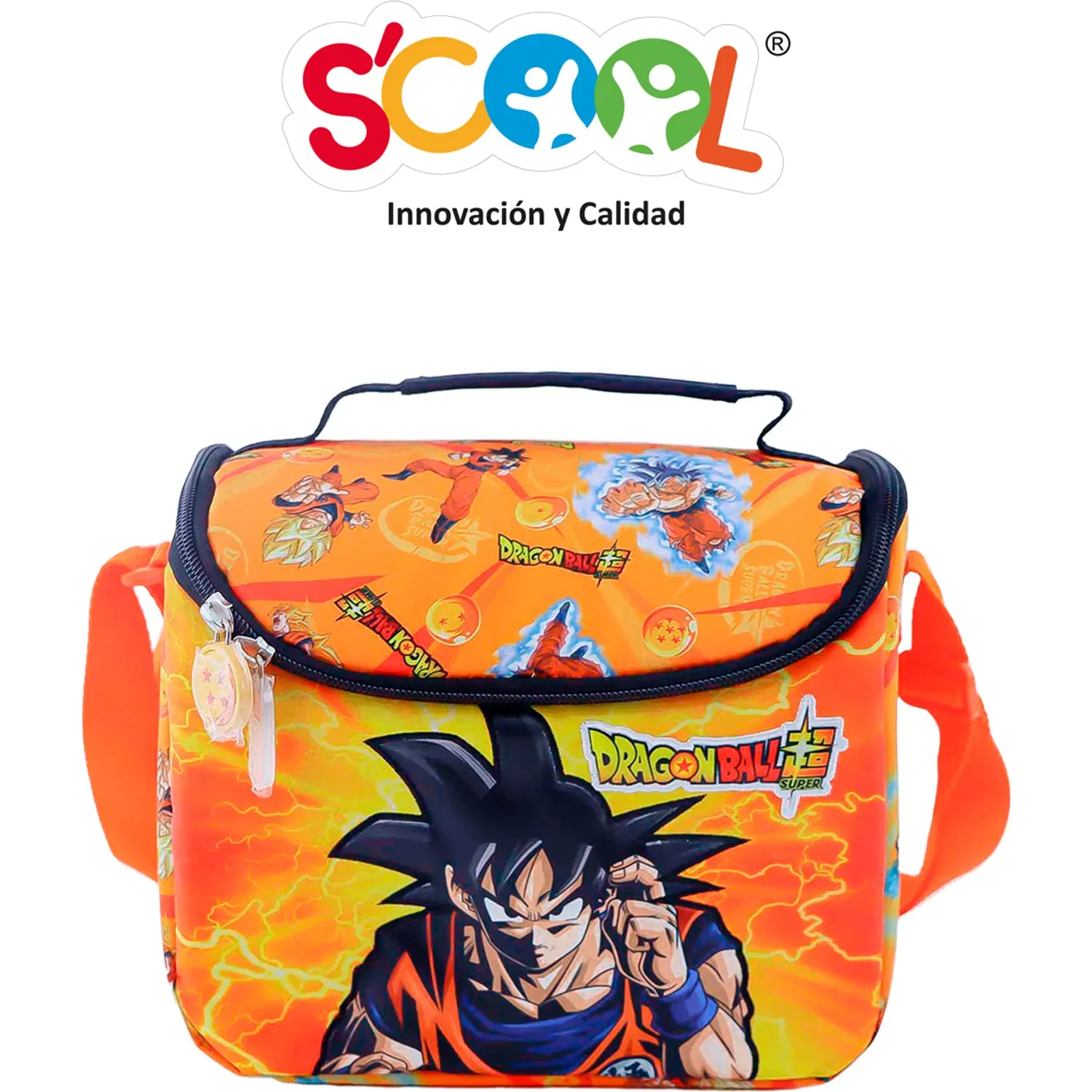 Scool Set Scool Maleta Con Ruedas Leather Magic Satin Dragon Ball color multicolor | Platanitos