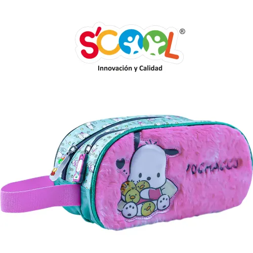 Scool Set Maleta Con Ruedas Grande Magic Tela Pochacco