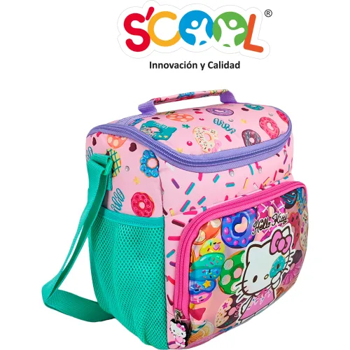 Scool Set Maleta Con Ruedas Grande Magic Premium Metalizado Hello Kitty