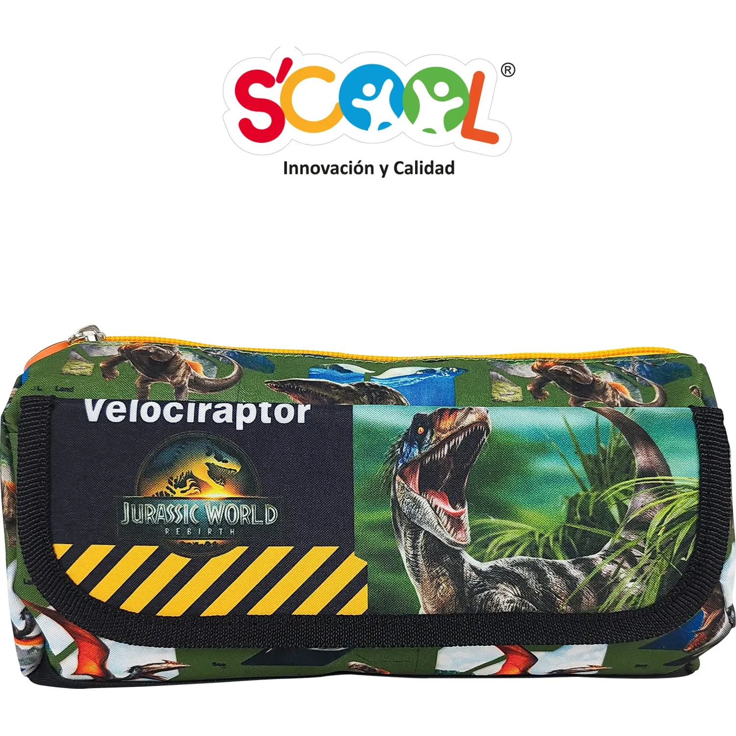 Set  Mochila Oficio Ranger 3d Eva Jurassic color  | Platanitos