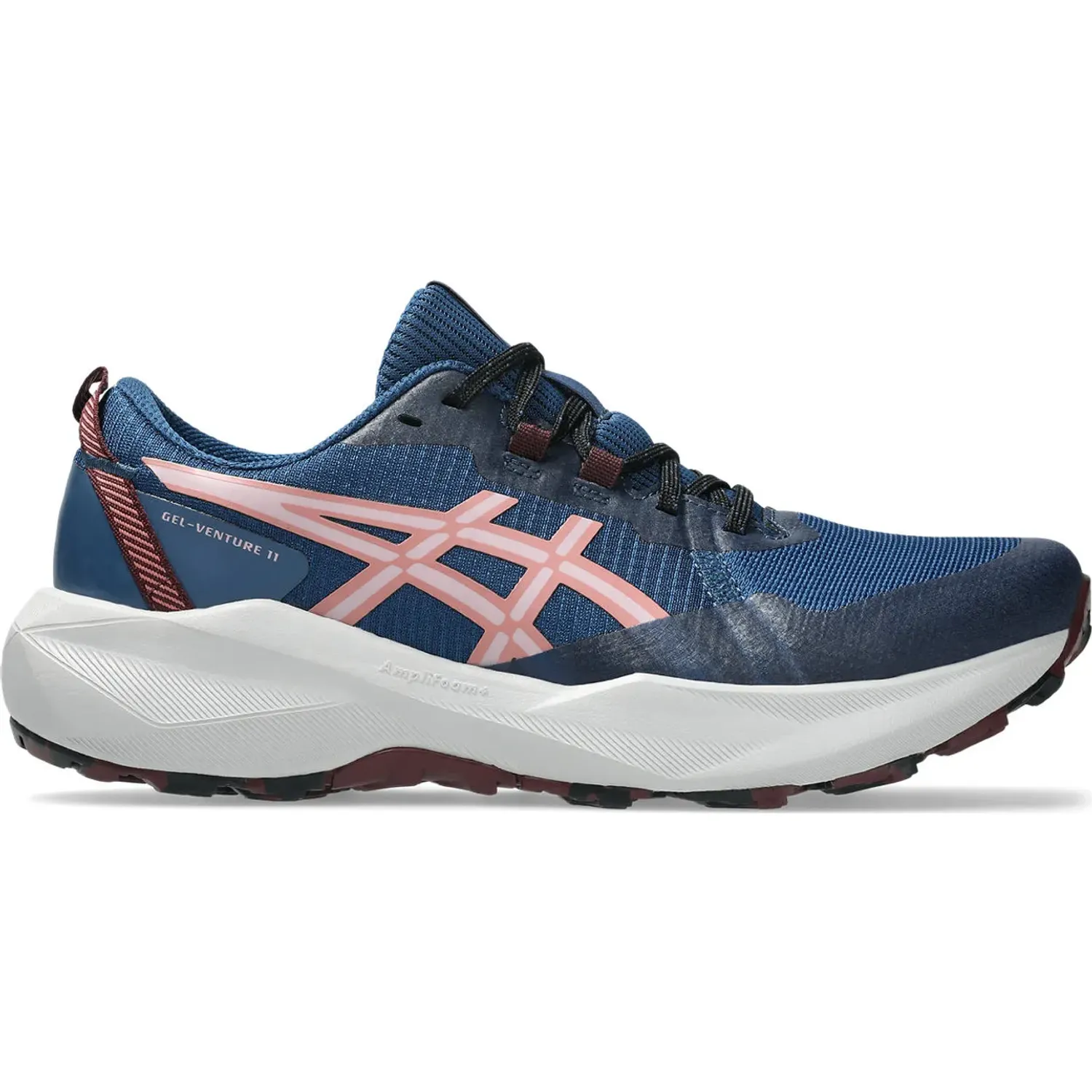 Zapatillas Asics Trail Running Mujer Gel-Venture 11 color azul / rosado | Platanitos
