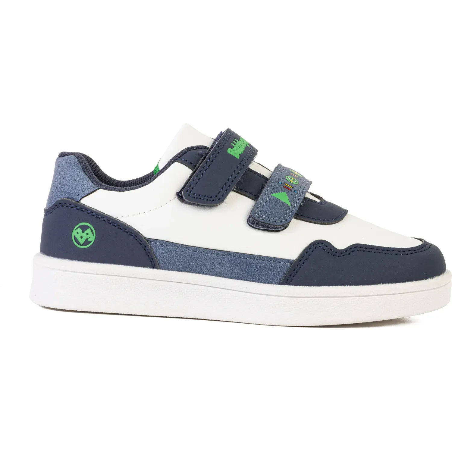 Zapatillas Bubble Gummers Casuales Niño Clavel color blanco / azul | Platanitos