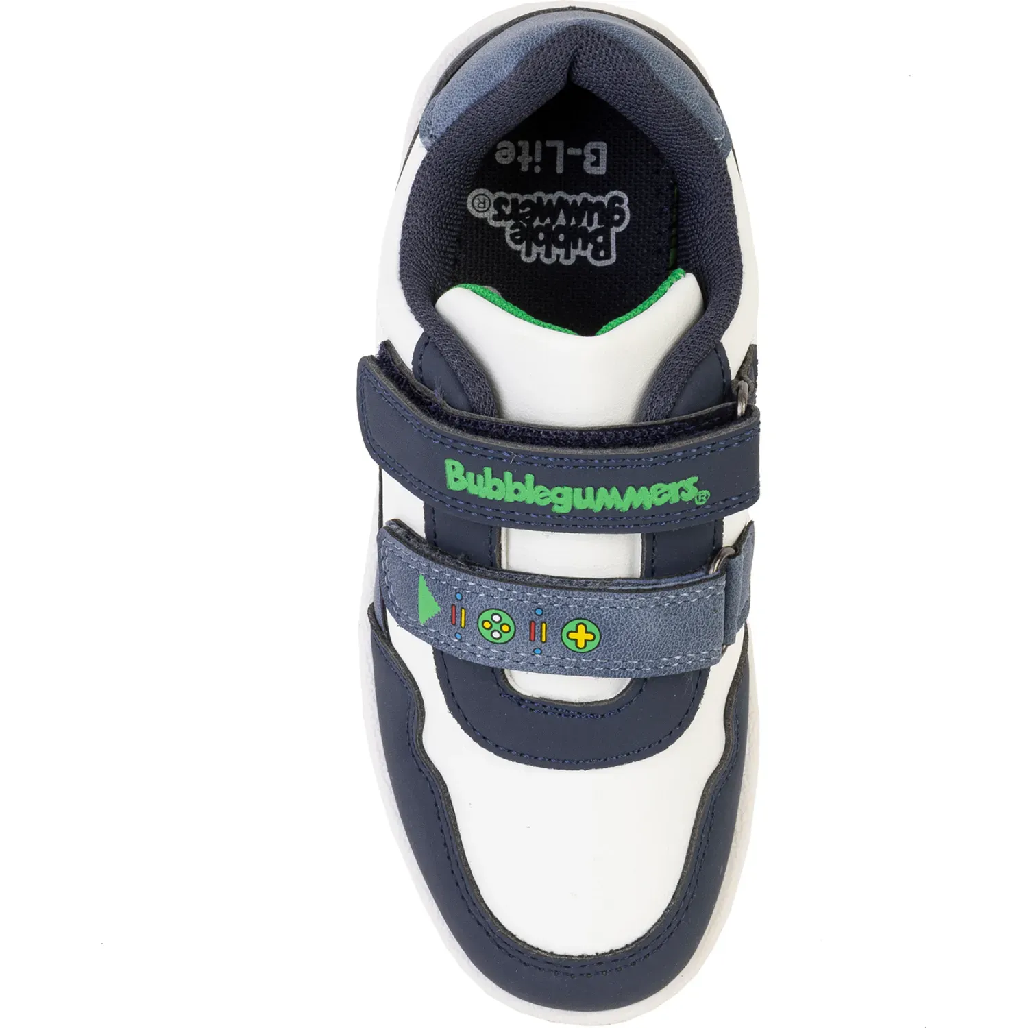 Zapatillas Bubble Gummers Casuales Niño Clavel color blanco / azul | Platanitos