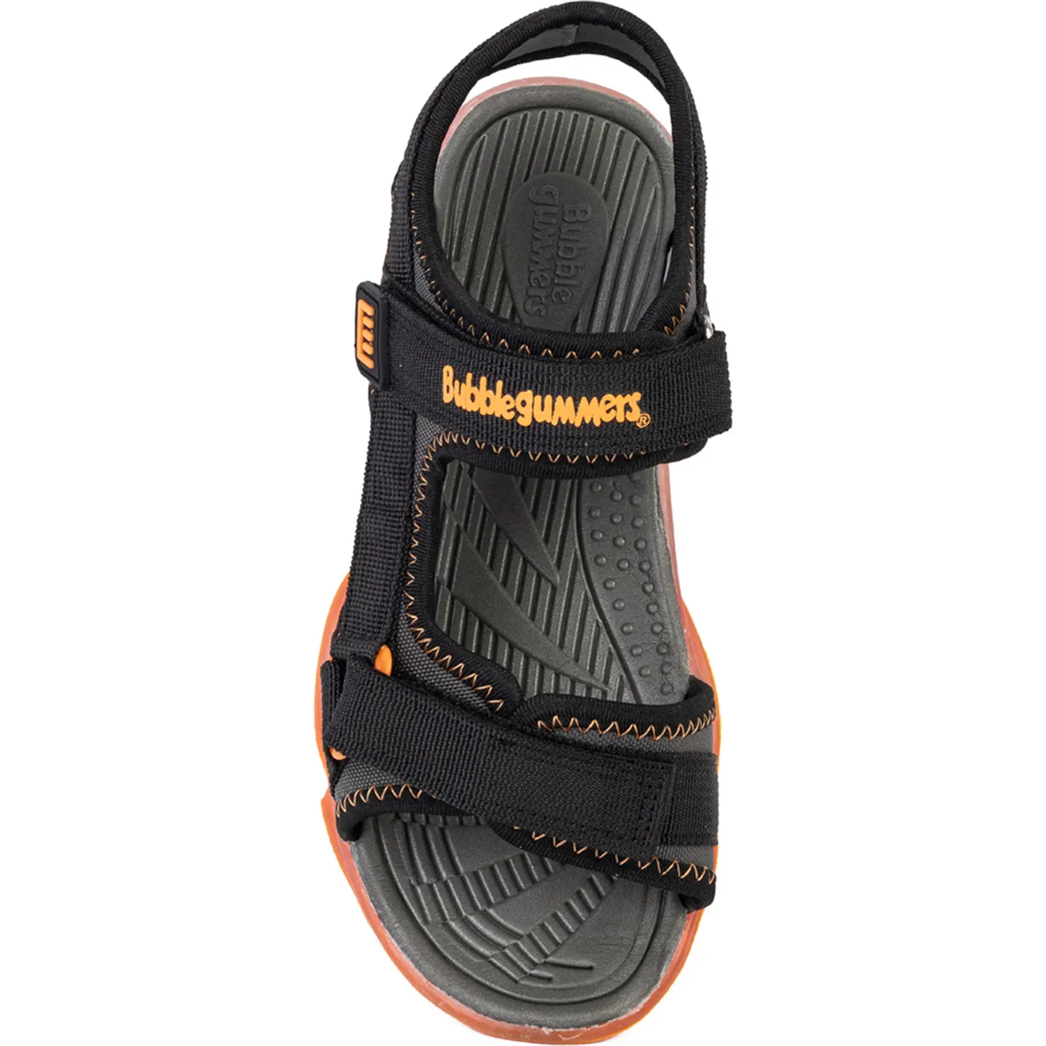 Sandalias Bubble Gummers Casuales Con Luces Niño Unai color negro | Platanitos