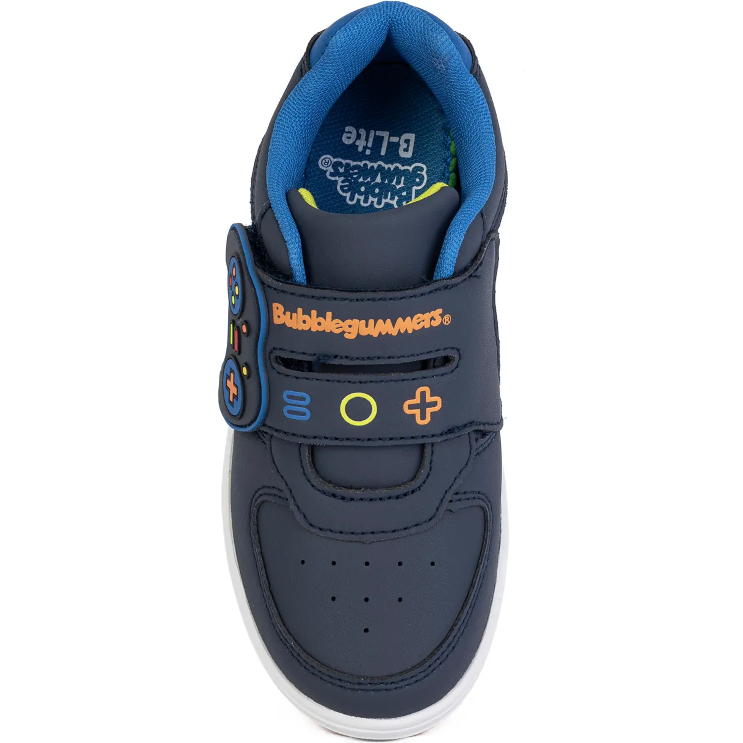 Zapatillas Bubble Gummers Casuales Con Luces Niño Neon color navy/blue | Platanitos