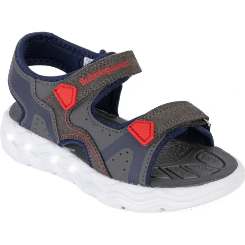 Bubble Gummers Sandalias Casuales Con Luces Niño Drum